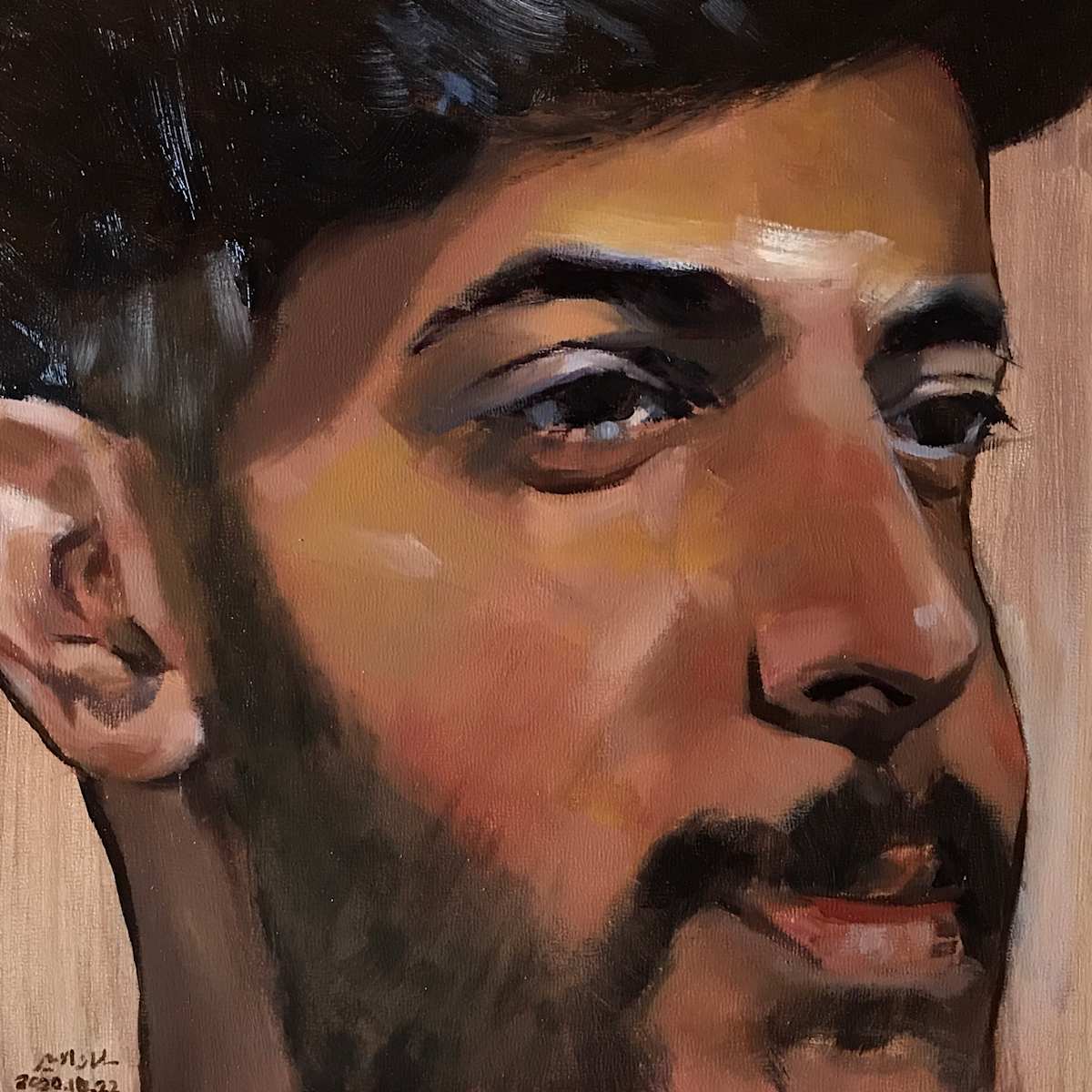 Artist Portrait-2 by Salman Alameer, Image 2.