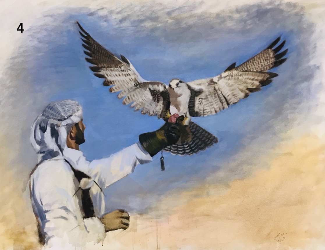 The Falcon’s Companion by Salman Alameer, Image 1.