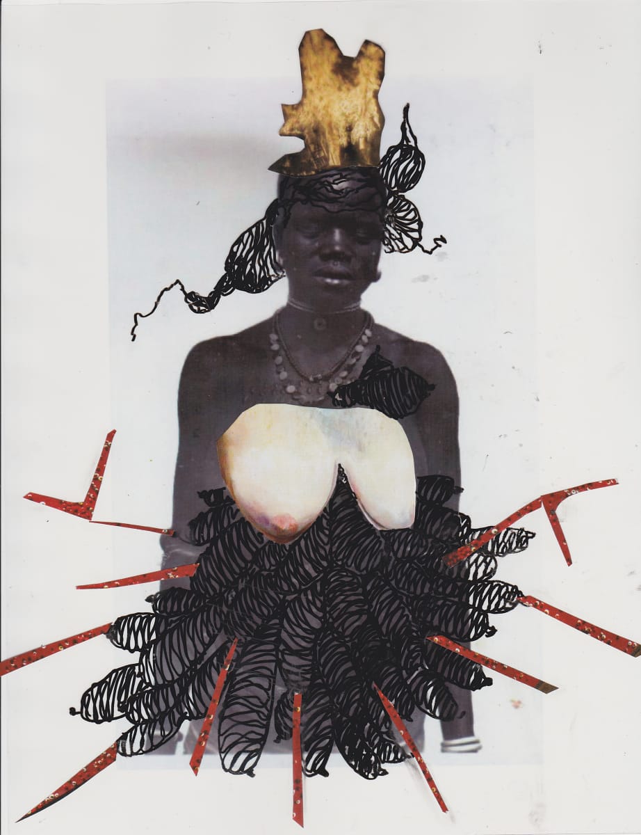 Fire Mistress Wearing Her White Titties by Kenyatta A C Hinkle 