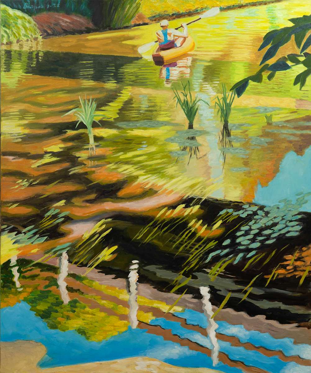 Kayak Bridge Reflection and Shadow 2010-2022 by James Burpee, Image 1.