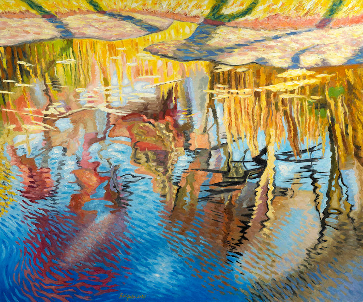 Bright Colors Yellow Ripple Grass by James Burpee, Image 1.