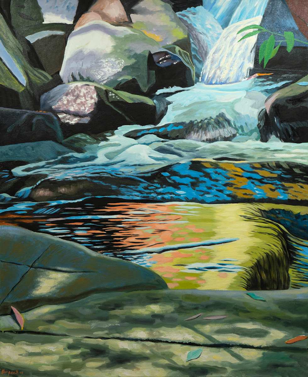 Lime Green Rushes by James Burpee, Image 1.