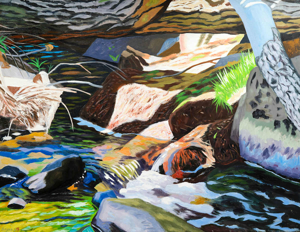 Multi-Colored Stream by James Burpee, Image 1.