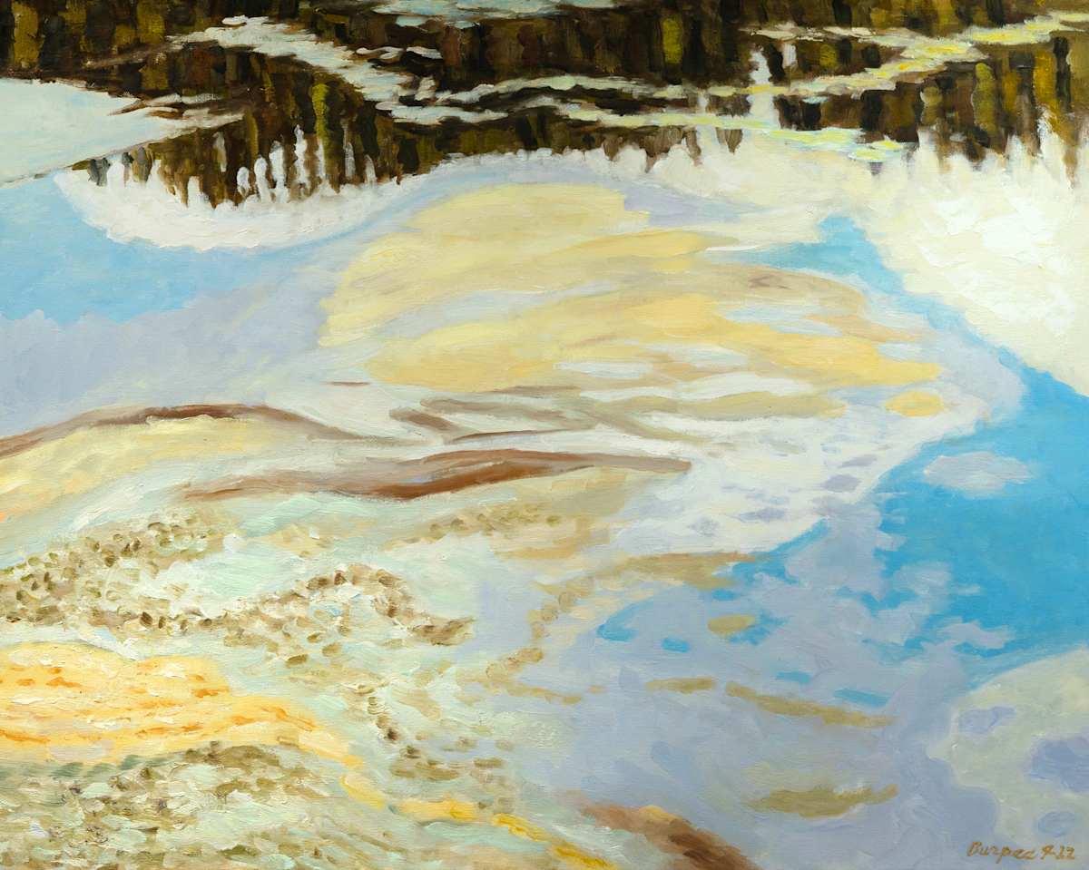 Pastel Water Reflection by James Burpee, Image 1.