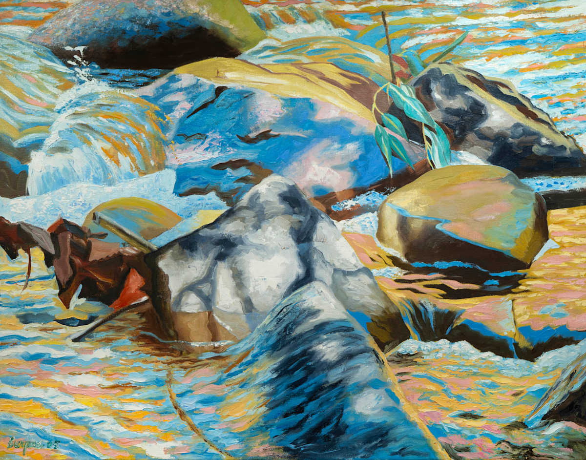 Stream Multi-Colored 7 by James Burpee, Image 1.
