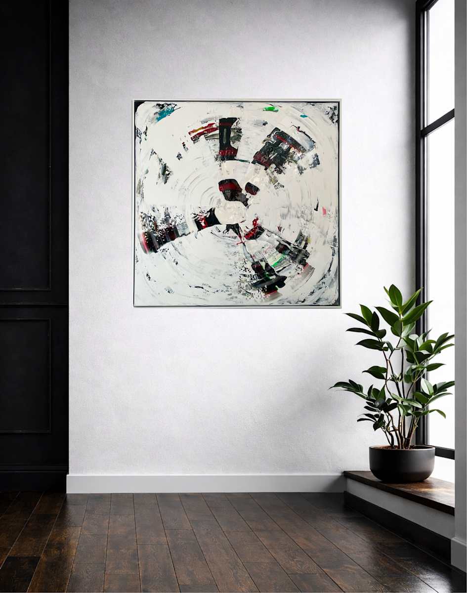 white Circle by Alex Huelbach, Image 2.