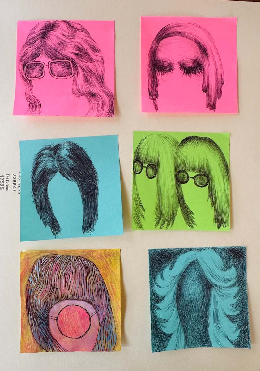 Post-its 2025 by Nolina Burge, Image 1.