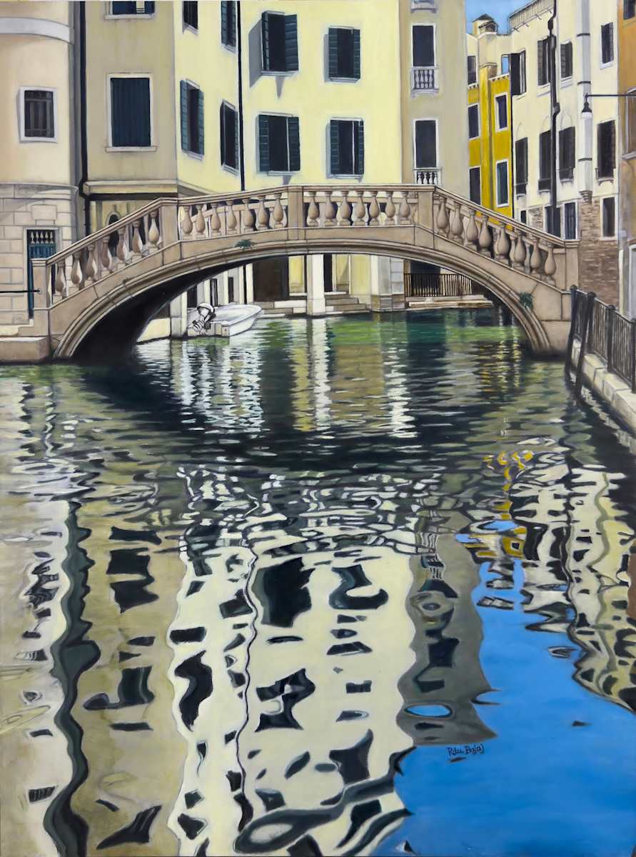 Reflections under the bridge by Ritu Bajaj, Image 1.