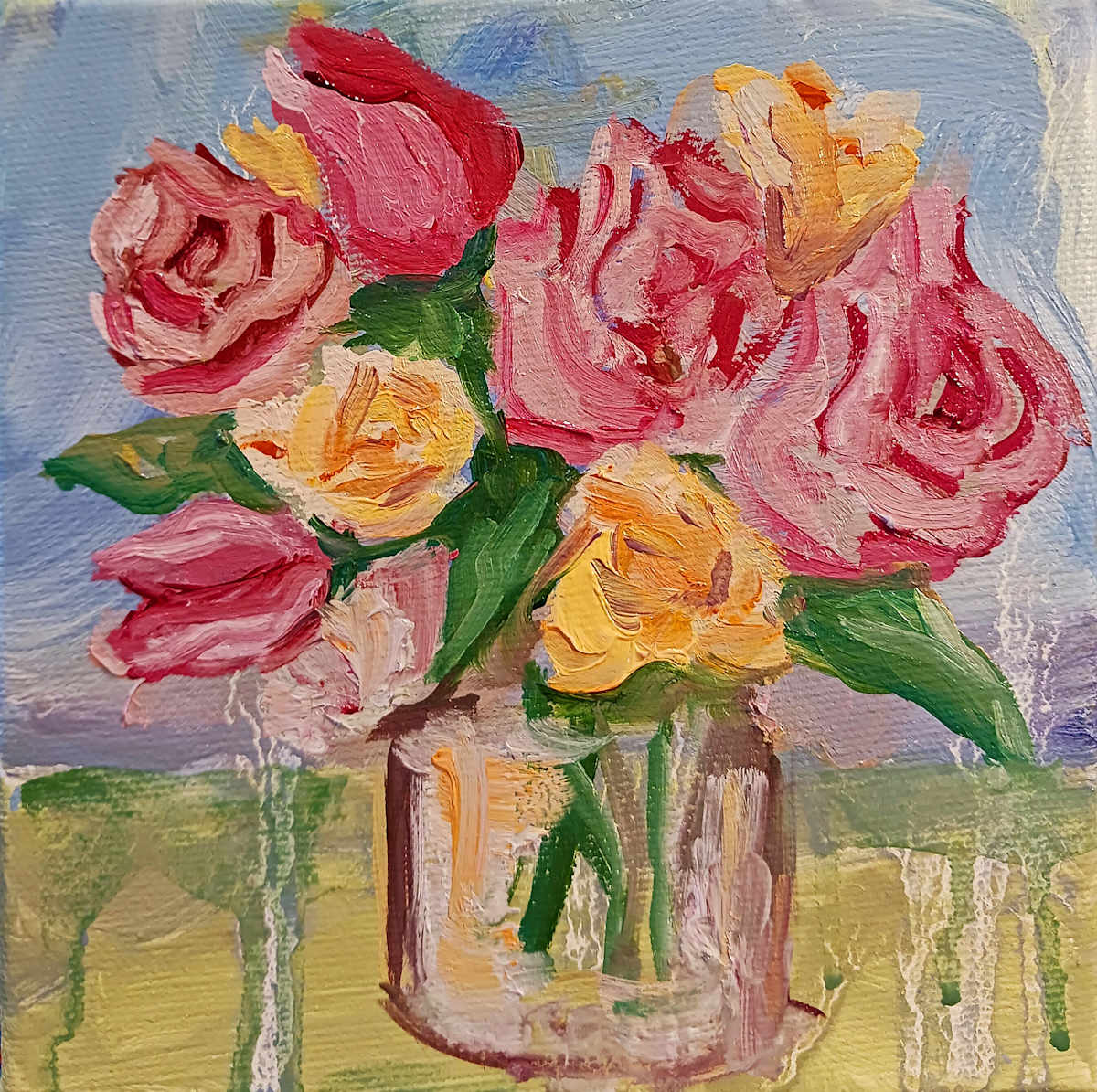 Floral Study #2 6x6 by Ronda Richley, Image 1.