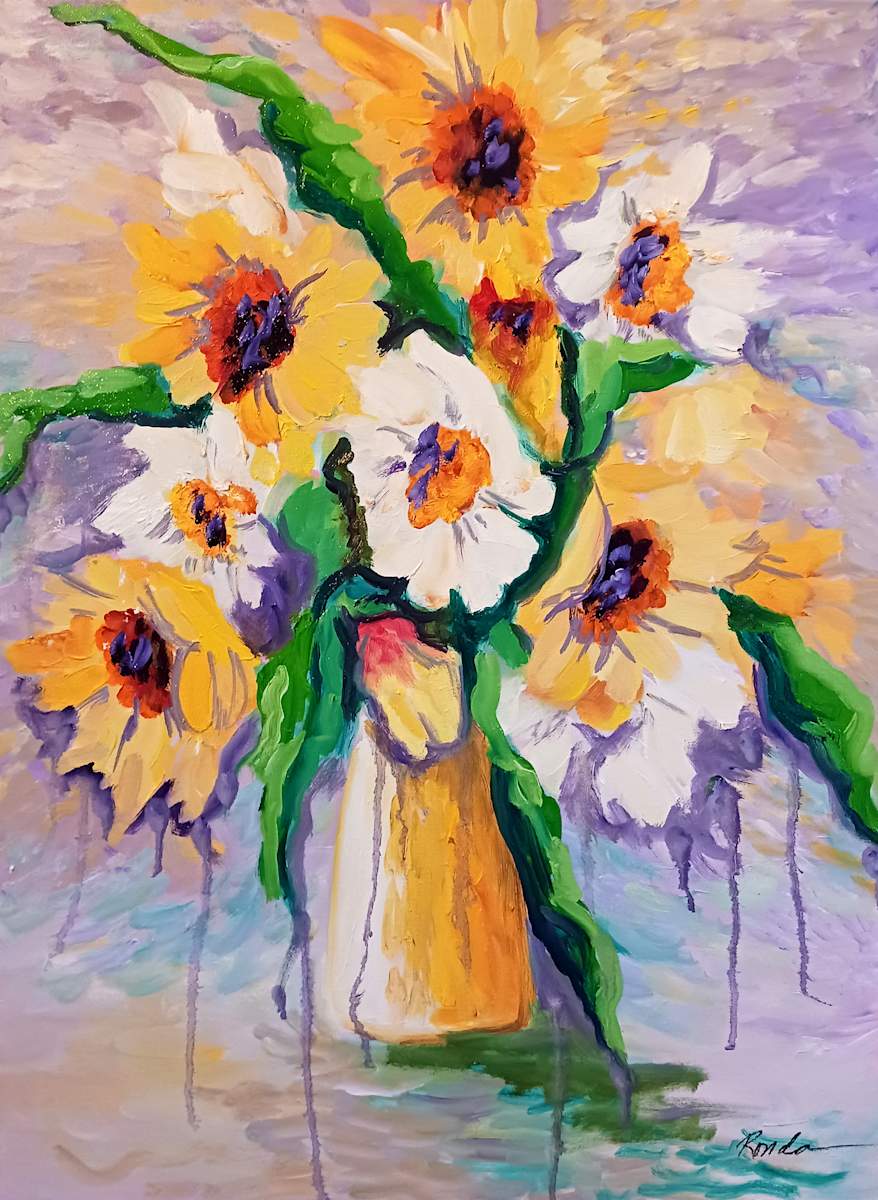 Impressionistic Embrace 2 by Ronda Richley 