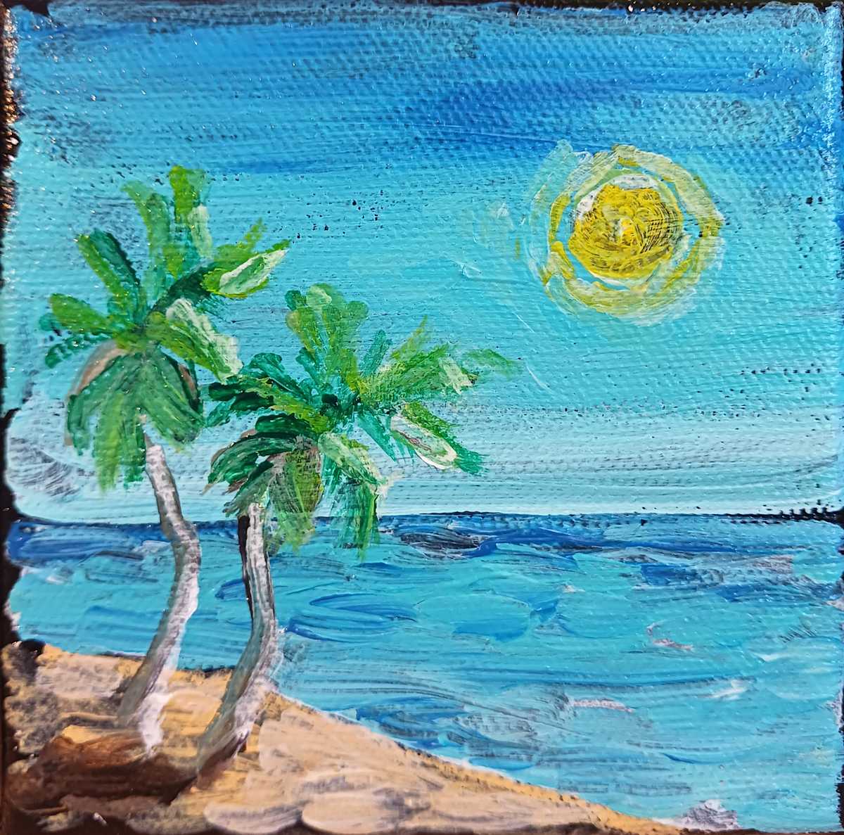 Mini Seascape #2 by Ronda Richley, Image 1.