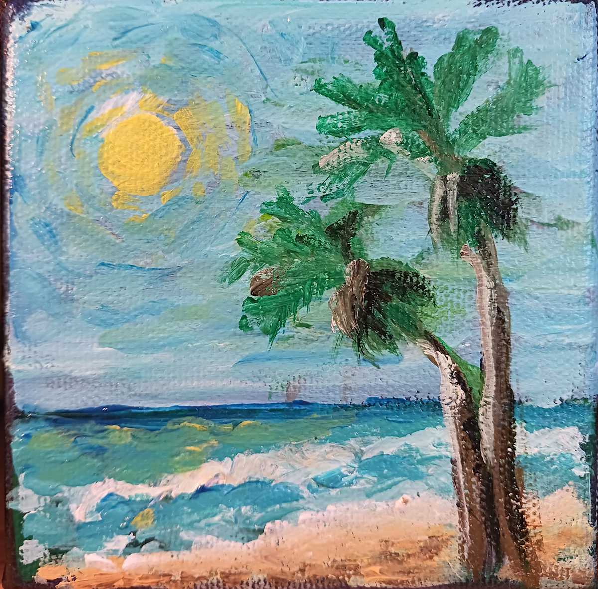 Mini Seascape #3 by Ronda Richley, Image 1.