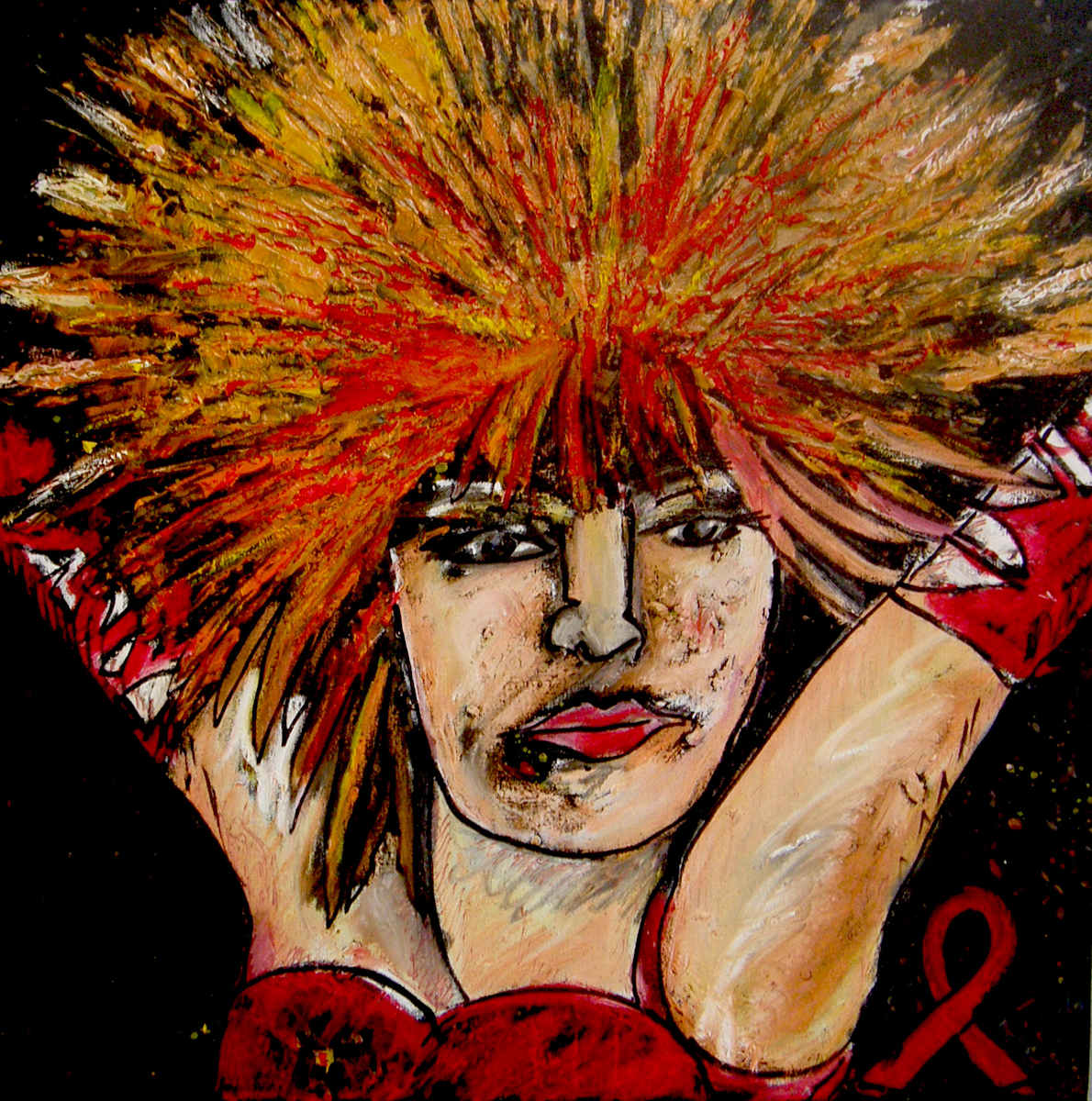 Freddie in Drag by Ronda Richley 