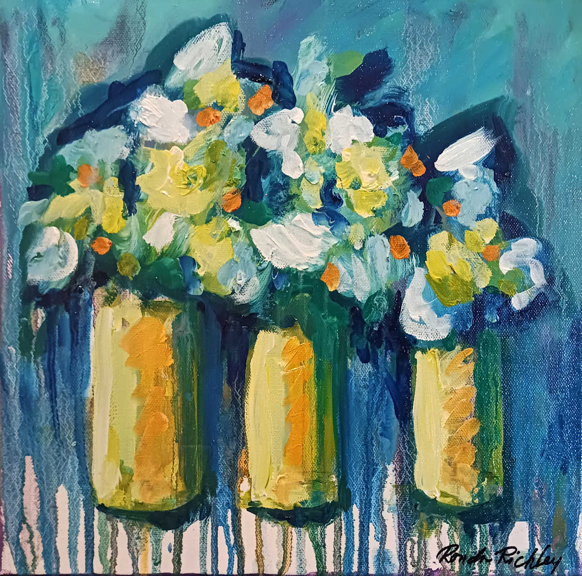 Trio of Blooms by Ronda Richley 