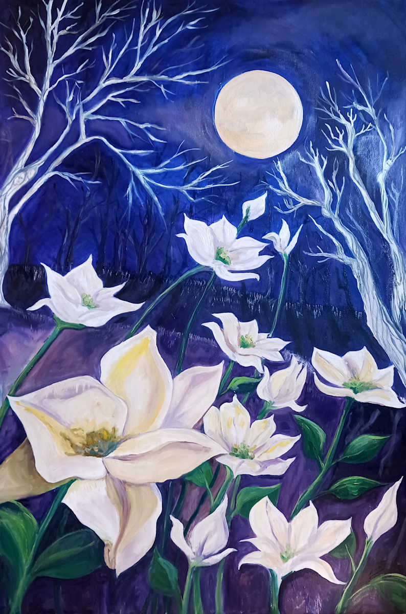 Whispers Among The Moon Flowers by Ronda Richley 