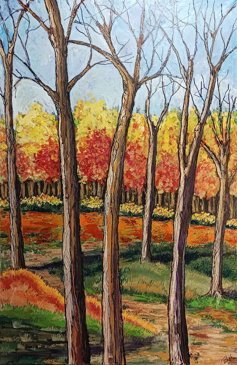 Autumn's Tapestry of Color by Ronda Richley 
