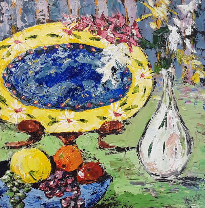 The Blue Plate by Ronda Richley 
