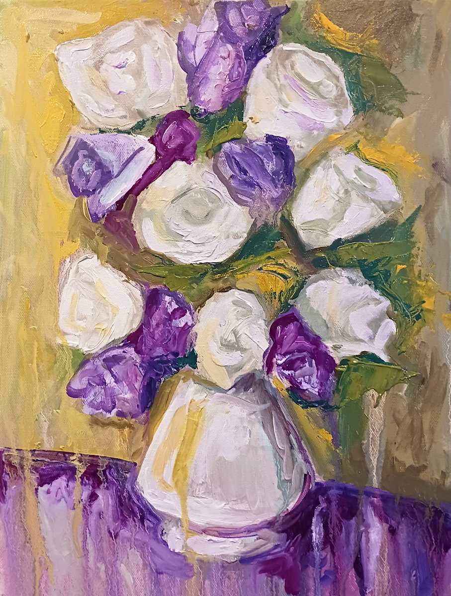 Pigments of Passionate Petals by Ronda Richley 