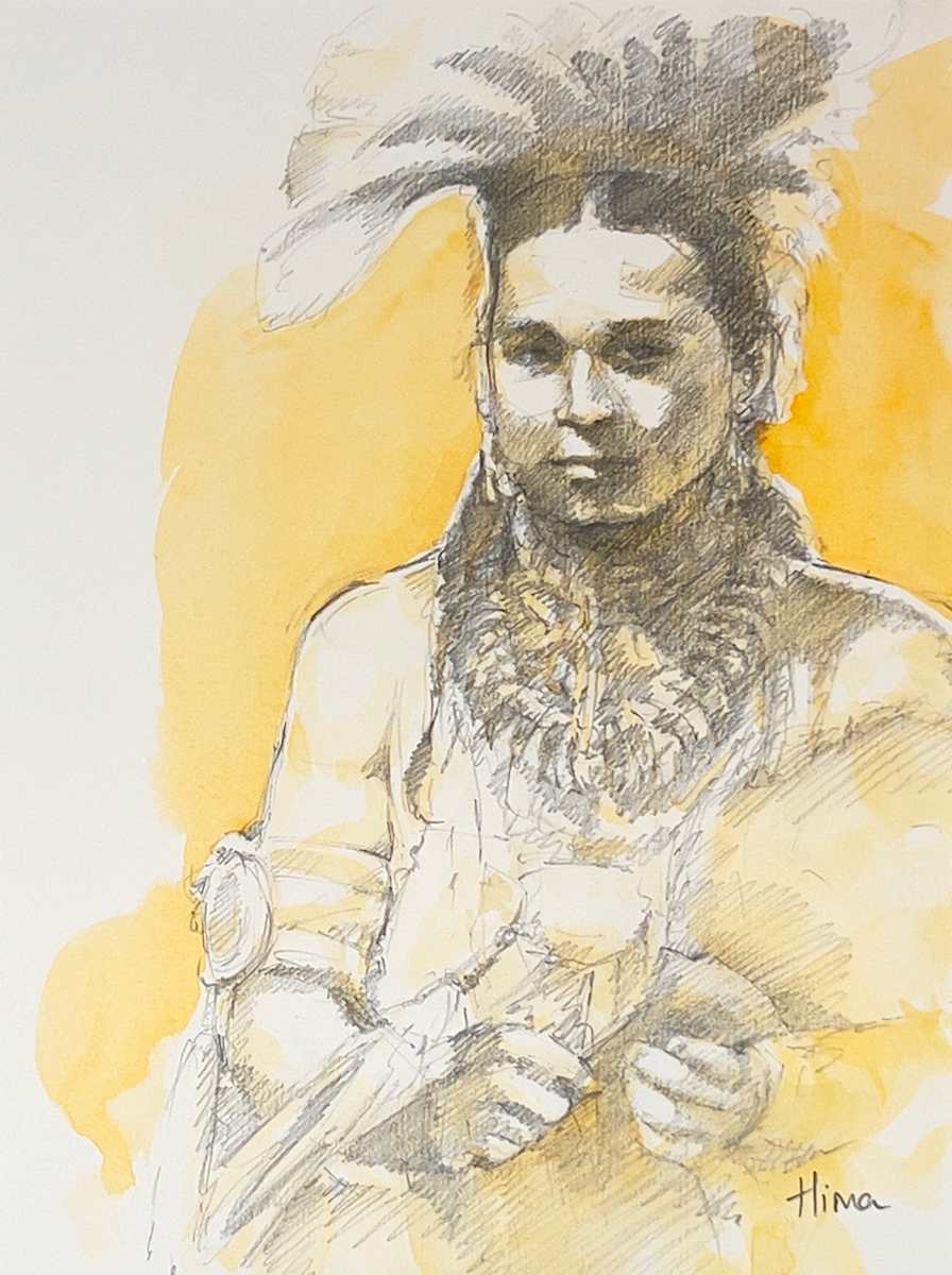 Native American Dancer by Hima  Jain, Image 1.