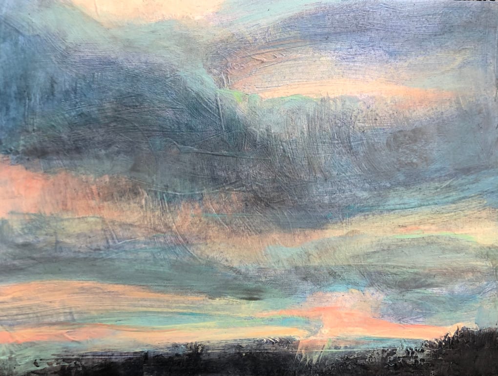Pink and Teal Sky, 2020 