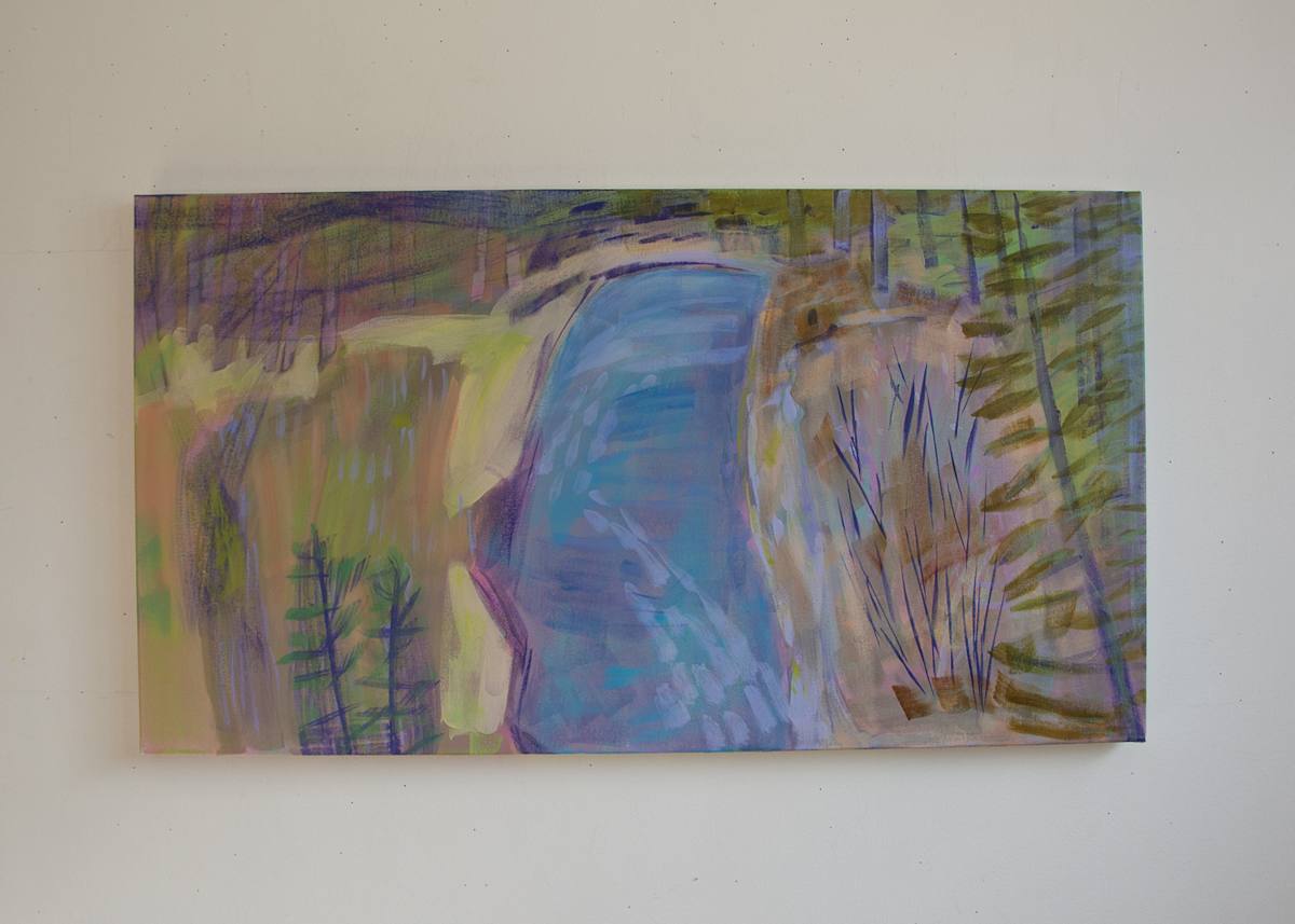Threepoint From the Bank by Barbara Ballachey, Image 1.