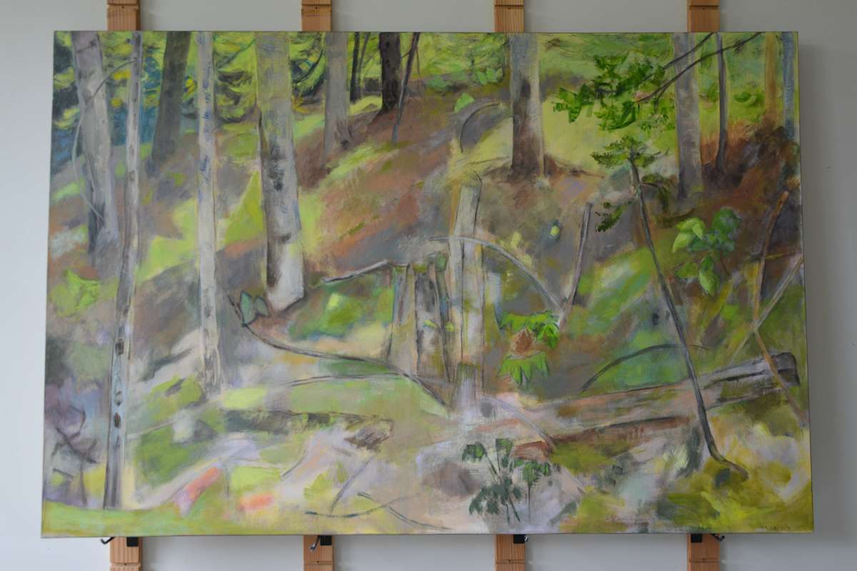 Hillside Forest, Slocan by Barbara Ballachey, Image 1.