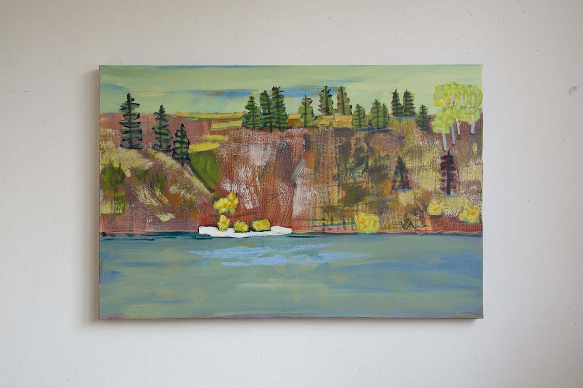 Last Remaining Snow by Barbara Ballachey, Image 1.