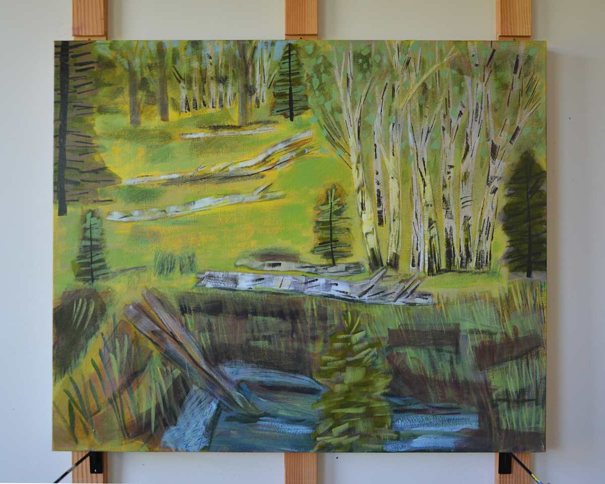 Hillside - Pond by Barbara Ballachey, Image 4.
