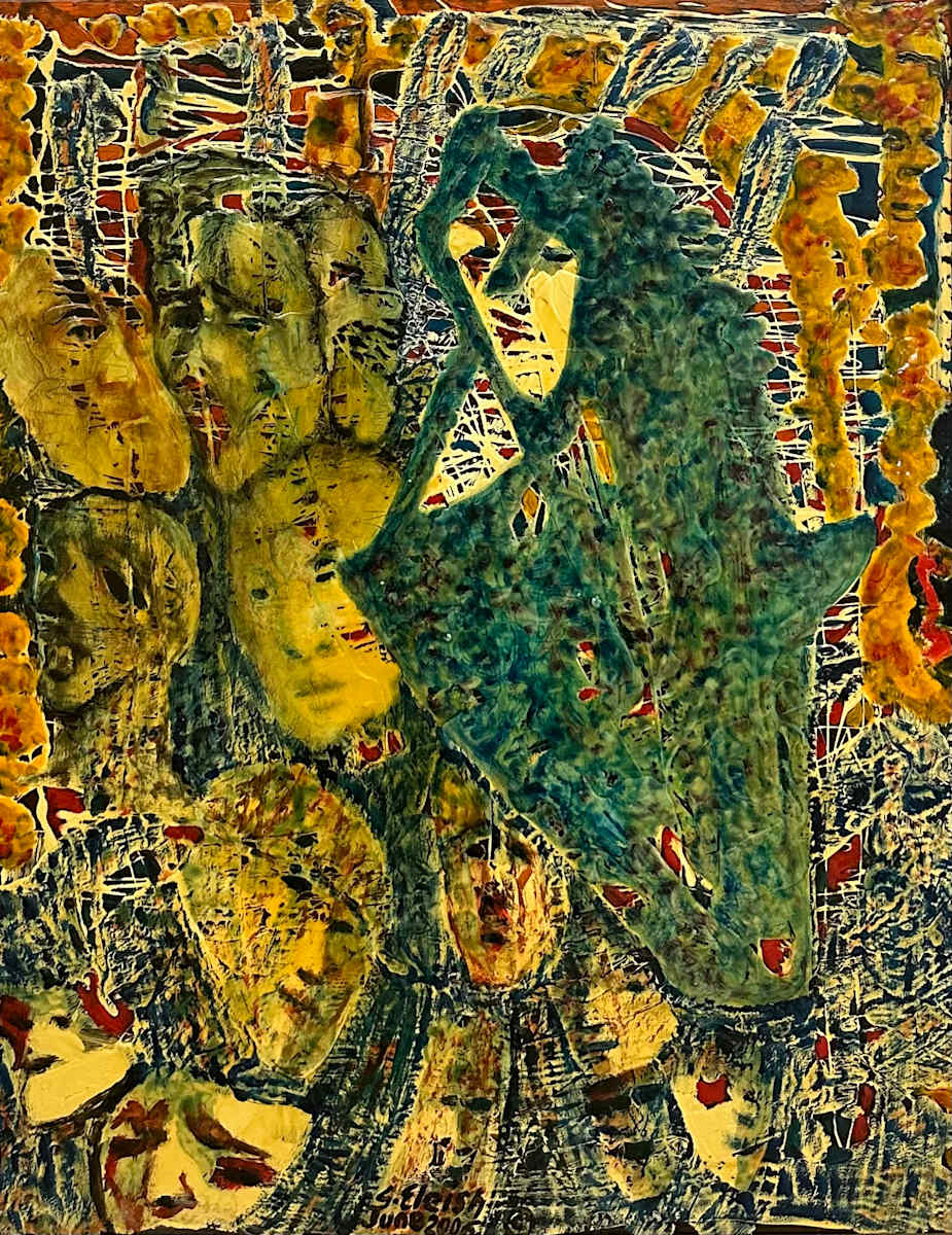 78 “Lady in Blue” by G. Eleish, Image 1.