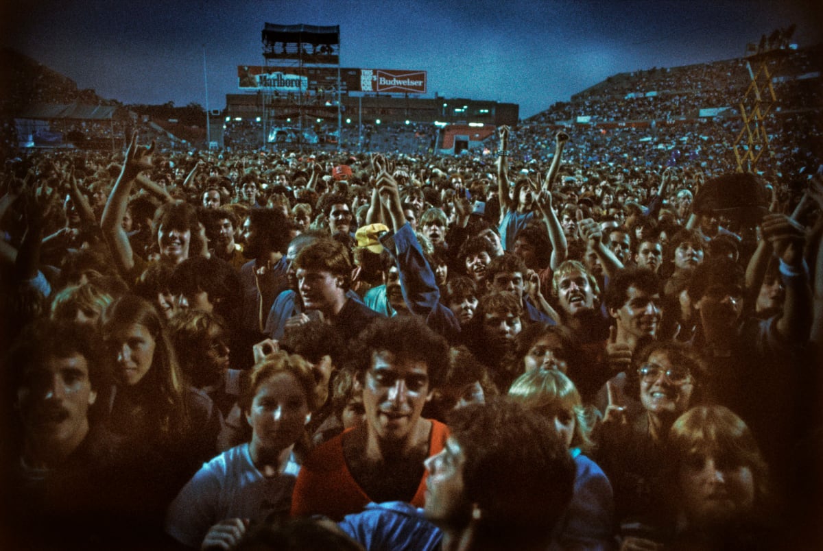 David Bowie Fans #2, Foxborough, Massachusetts, 1983 by Michael Grecco 