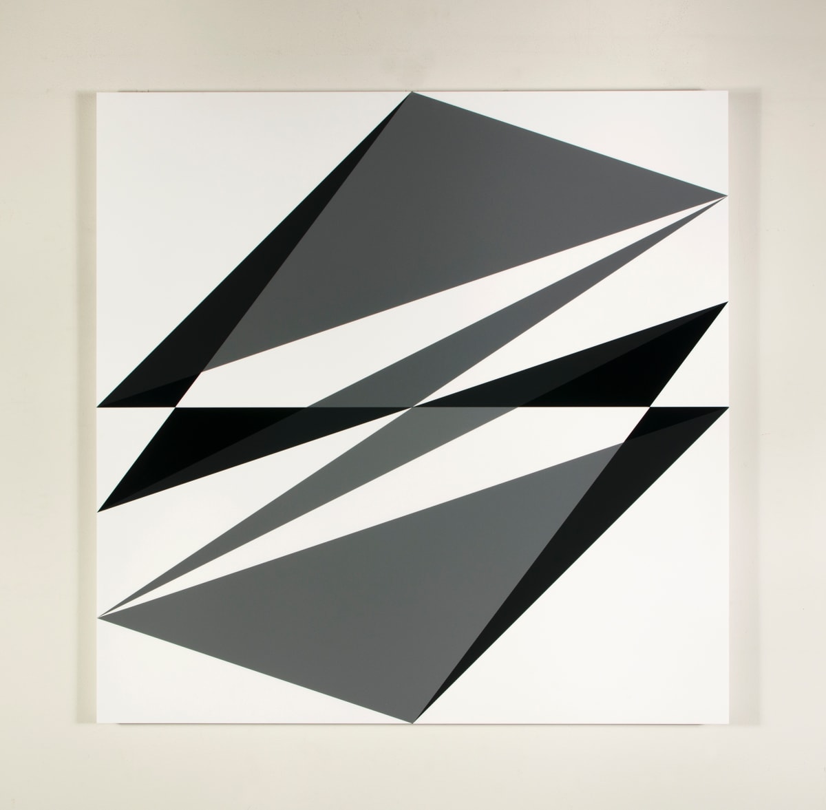 Composition in 3001 Gray, 5424 Charcoal Gray, 2026 Black and 7508M White by Brian Zink 
