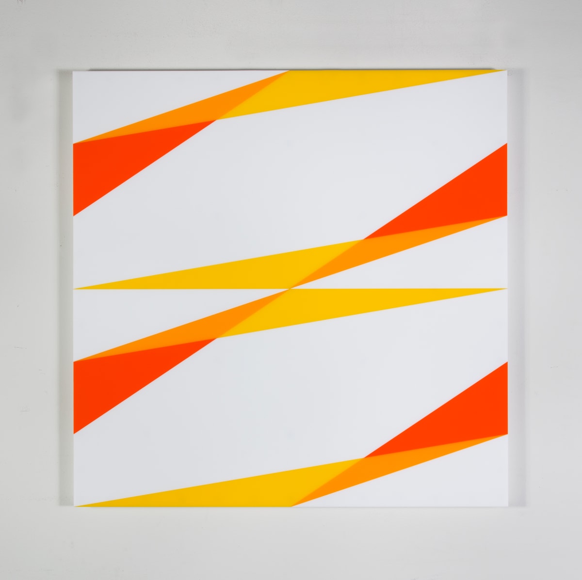 Composition in 2465 Yellow, 2016 Yellow, 2119 Orange and 7508M White by Brian Zink 