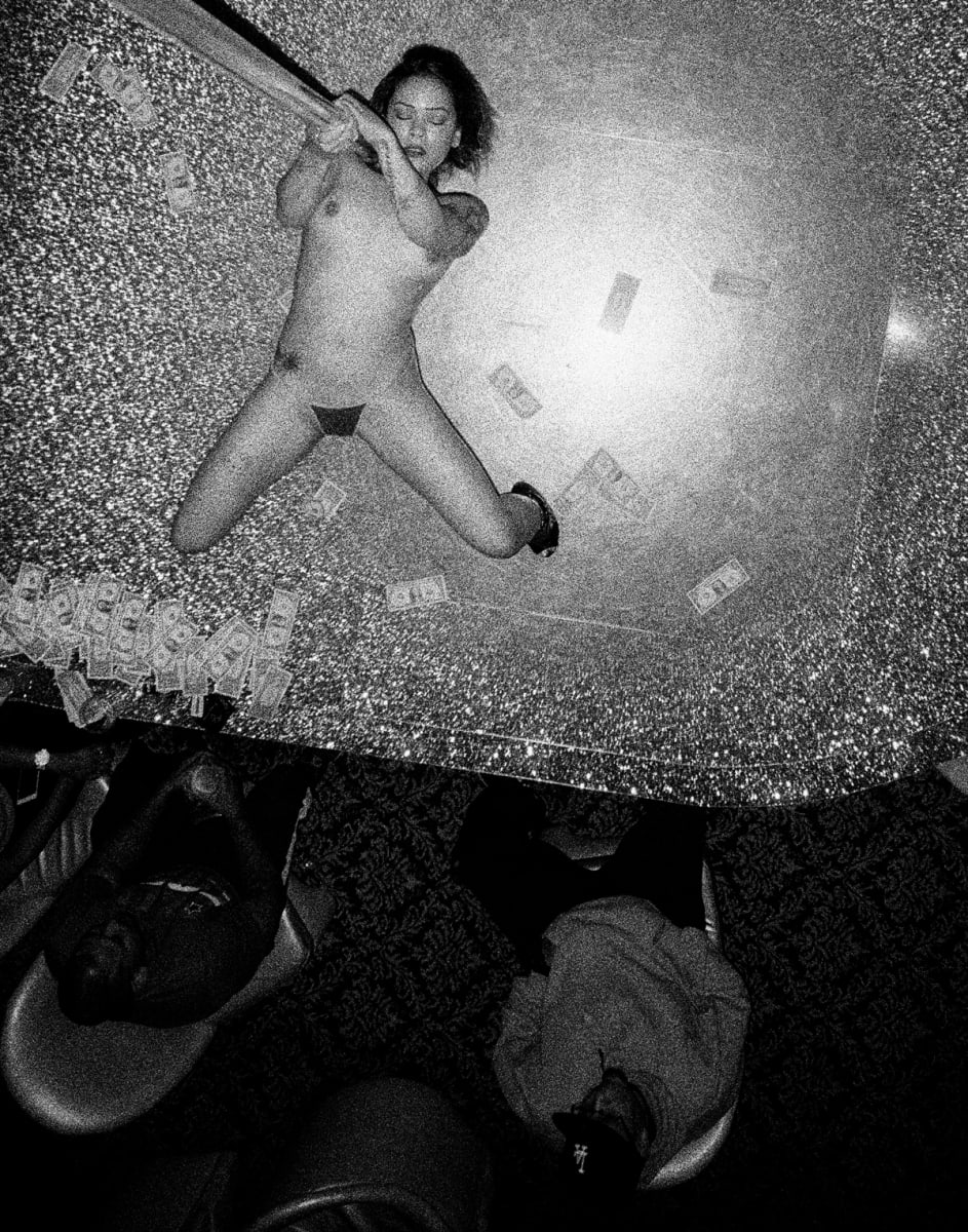 On stage for dollars, Déjà Vu Showgirls - On Main, Downtown Los Angeles by Elizabeth Waterman 