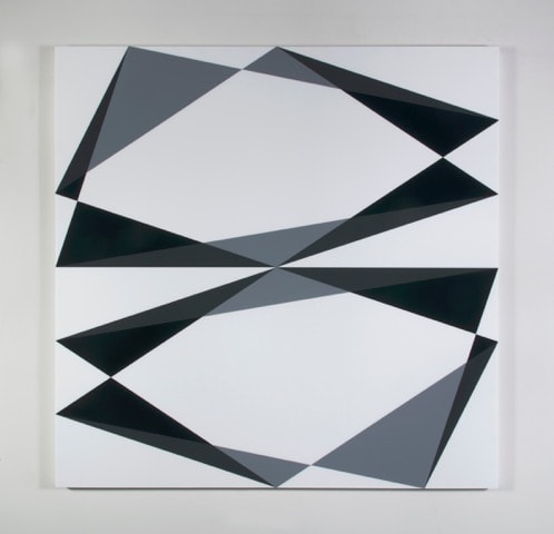 Composition in 3001 Gray, 5424 Sign Gray, 2026 Black and 7508M White by Brian Zink 