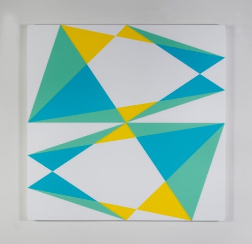 Composition in 2037 Yellow, 5700YT Aqua, 2308 Turquiose and 7508M White by Brian Zink 