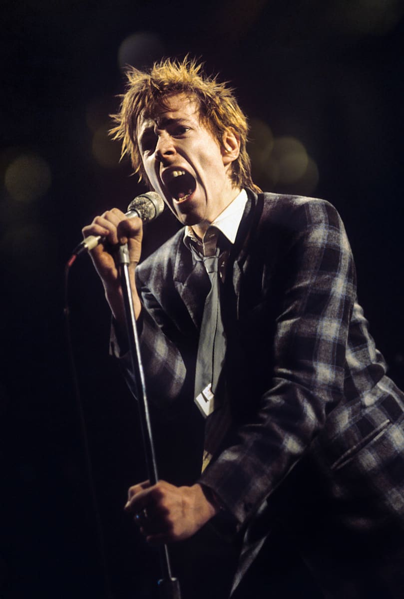 Johnny Rotten of P.I.L., Boston, Massachusetts, 1982 by Michael Grecco 