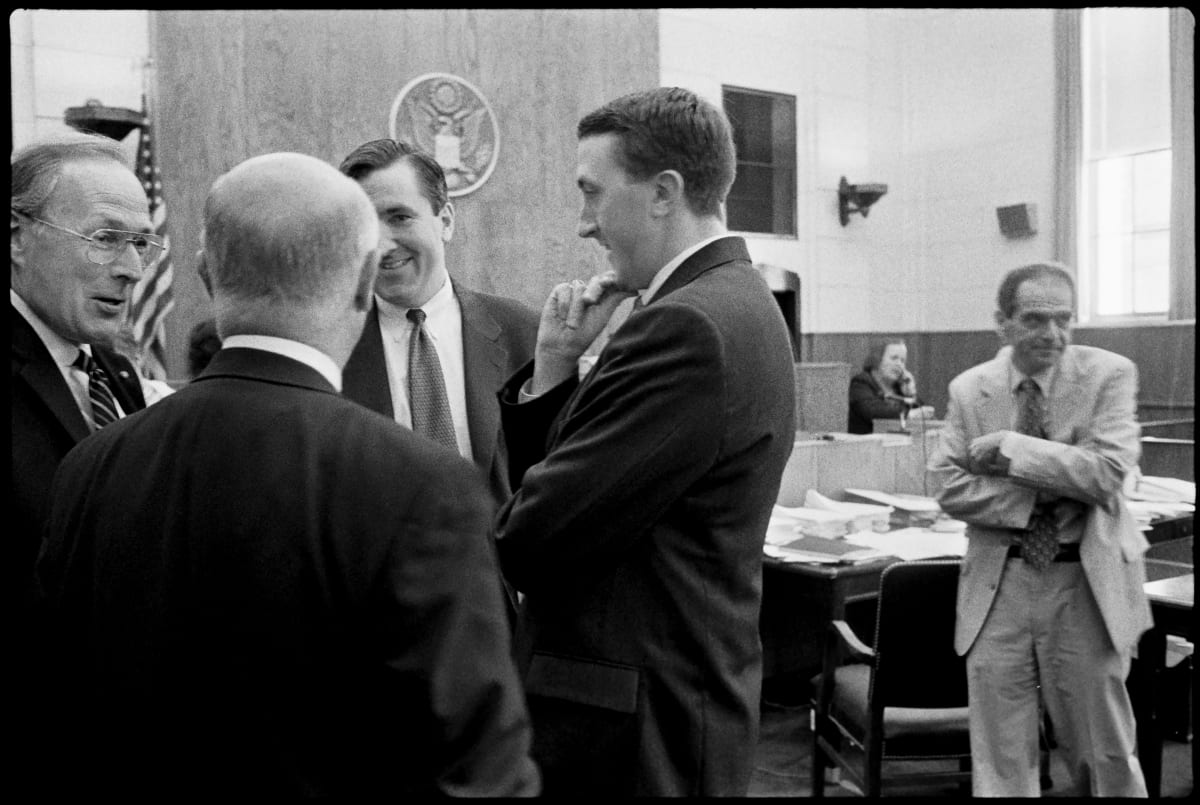 Lawyers for Church, Left, and Victims, Right by Lisa Kessler 