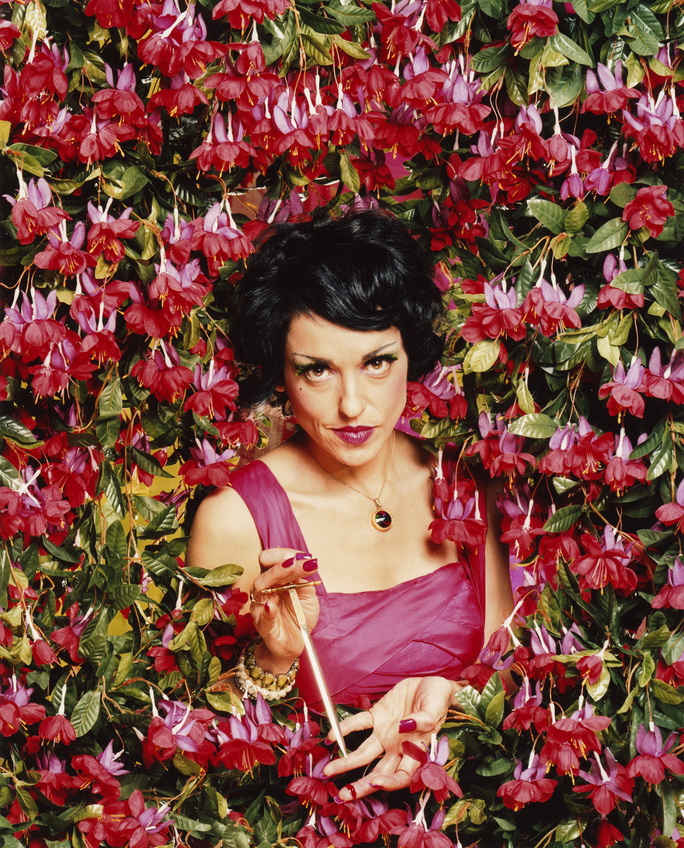 Lee with Fuchsias by Neeta Madahar 