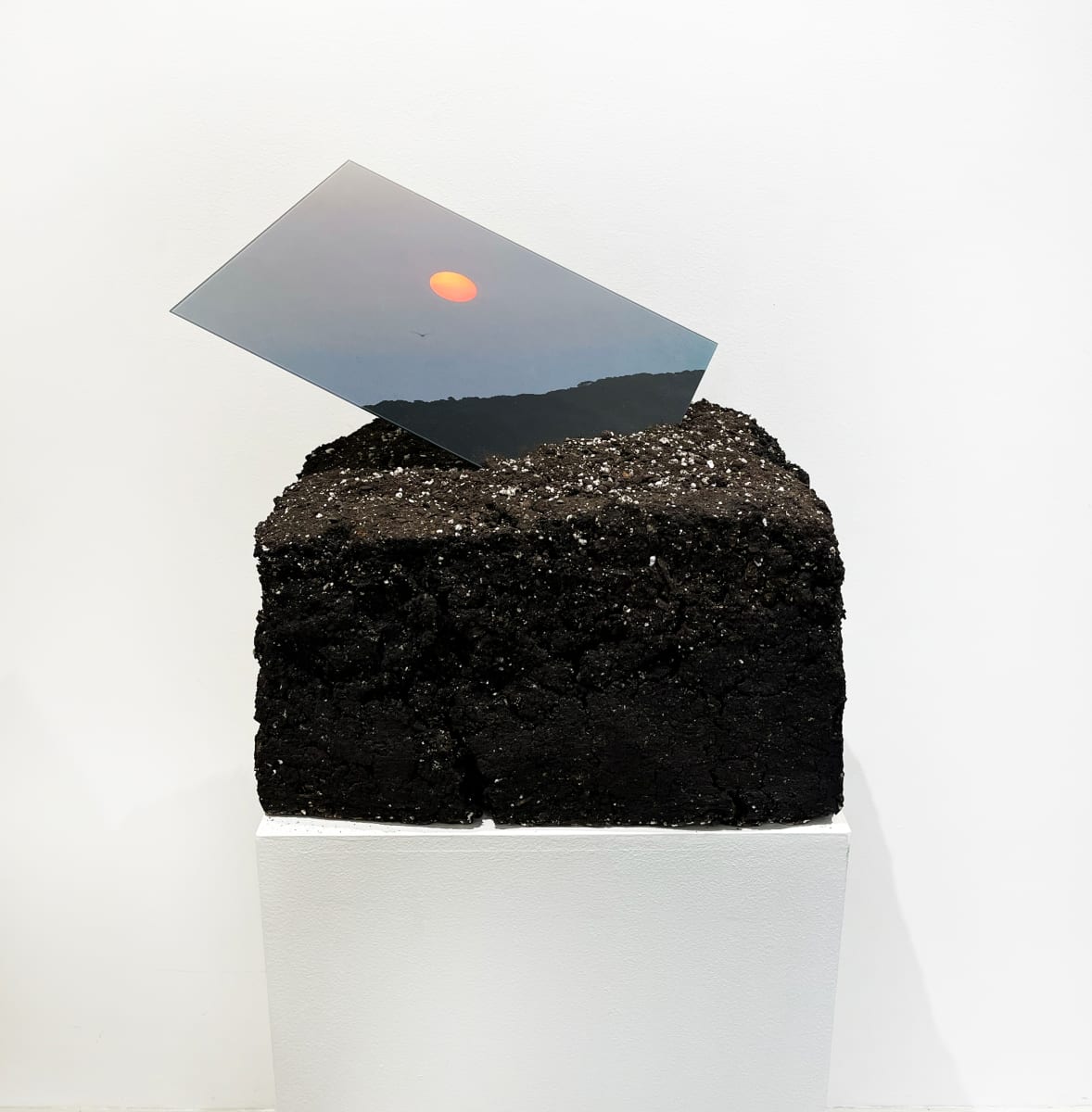 Mirror Displacement After Smithson: Maine Sunrise through wildfire haze from the North American West by Brian Smith, Image 2.