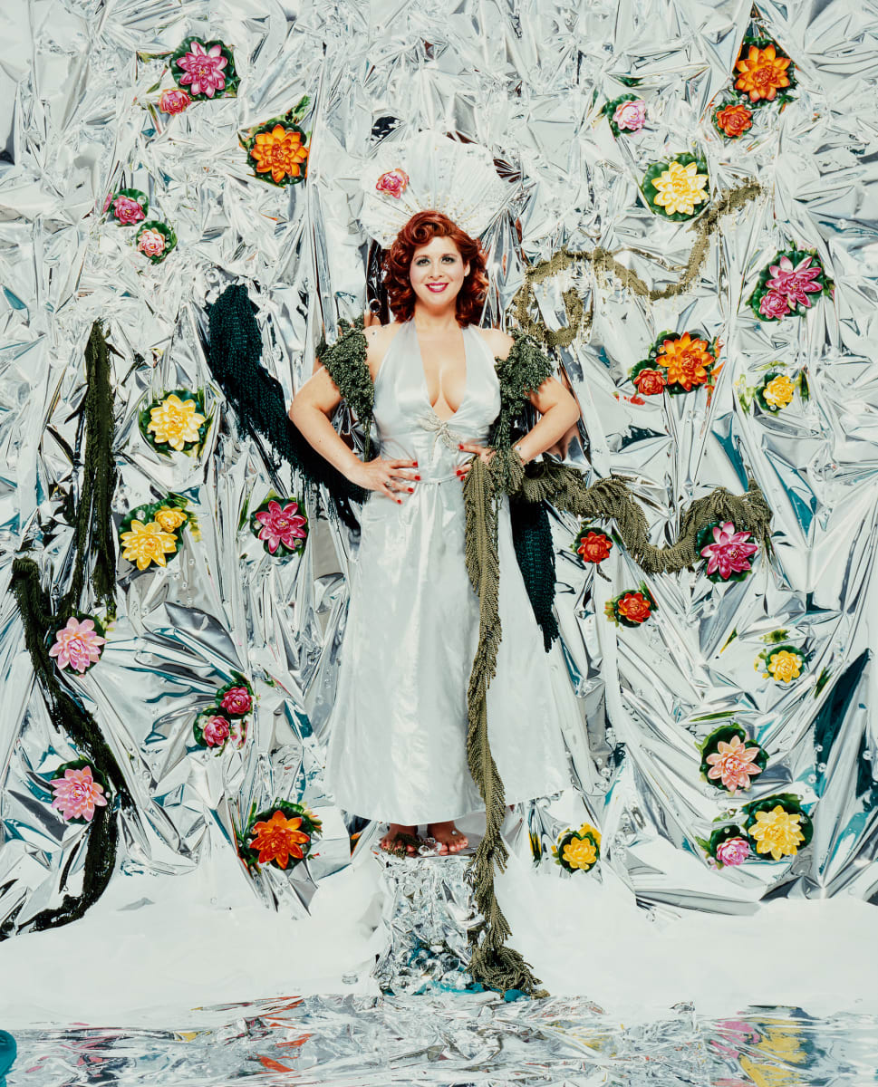 Sian with Lotuses by Neeta Madahar, Image 1.