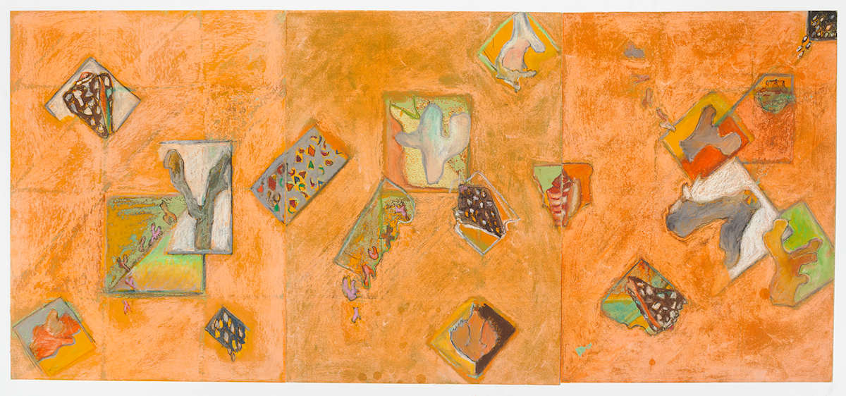 Ocean Bones (Triptych) by Nan Tull 