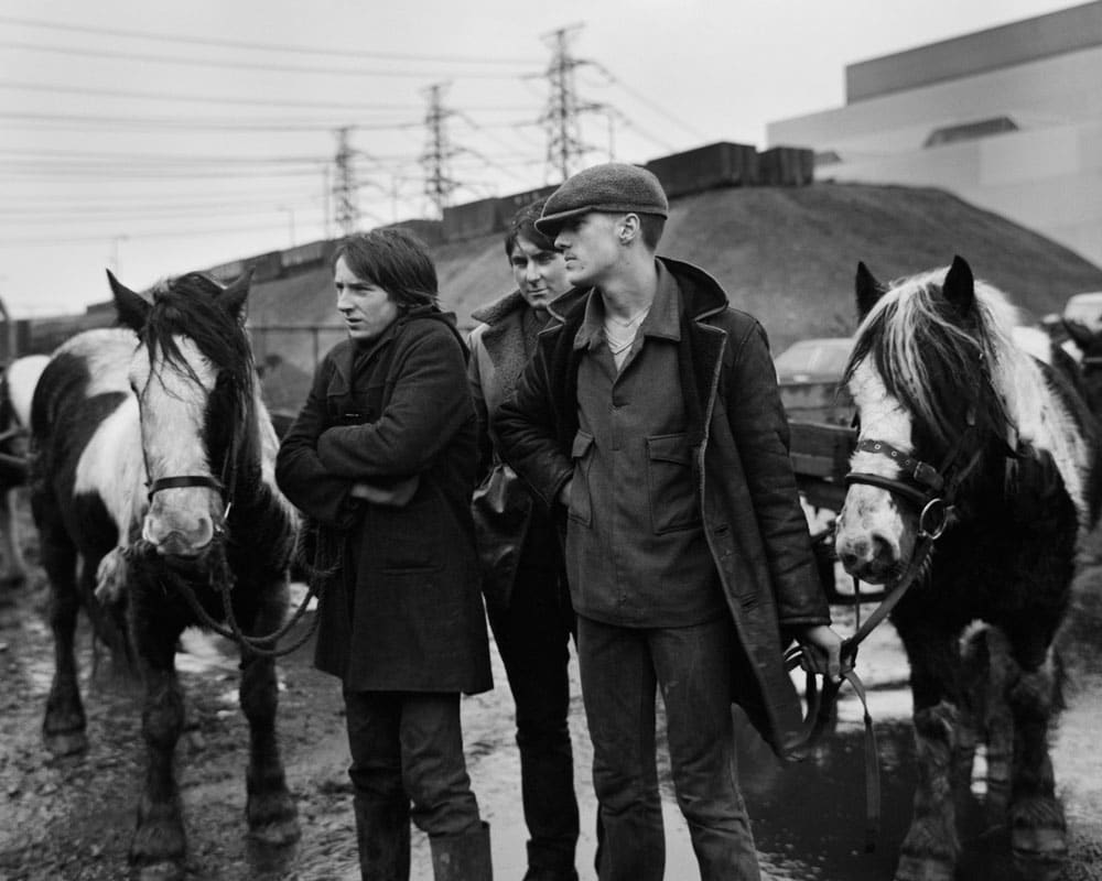 Lynemouth, Three Seacoal Men And Their Horses From The Collection Of ...