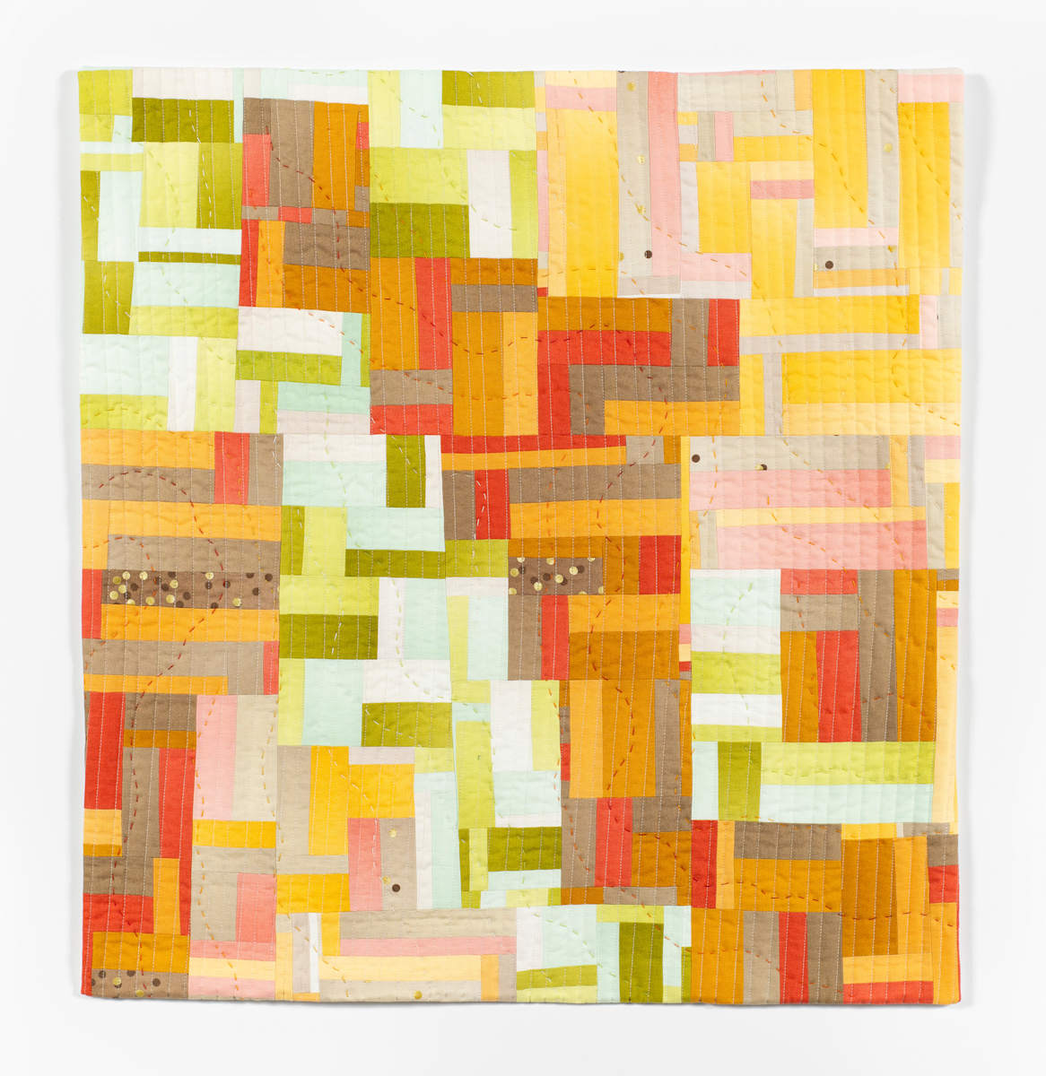 Ombré Improv 4 (Nectarine Olive) by Ben Millett, Image 1.