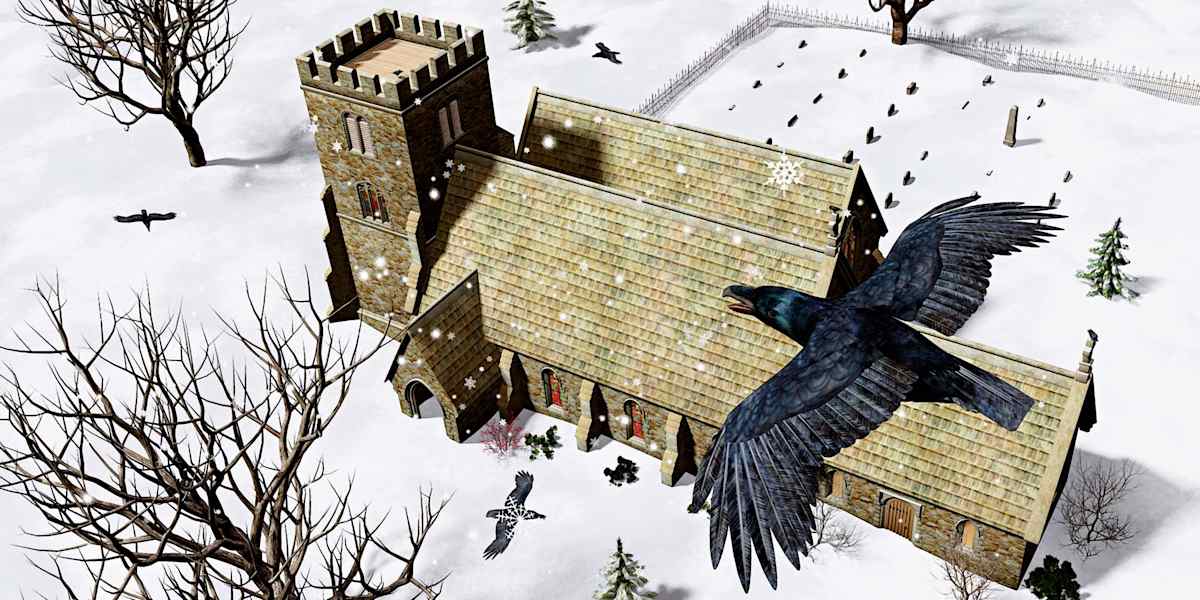 Church Ravens by Peter J Sucy Digital Arts, Image 2.