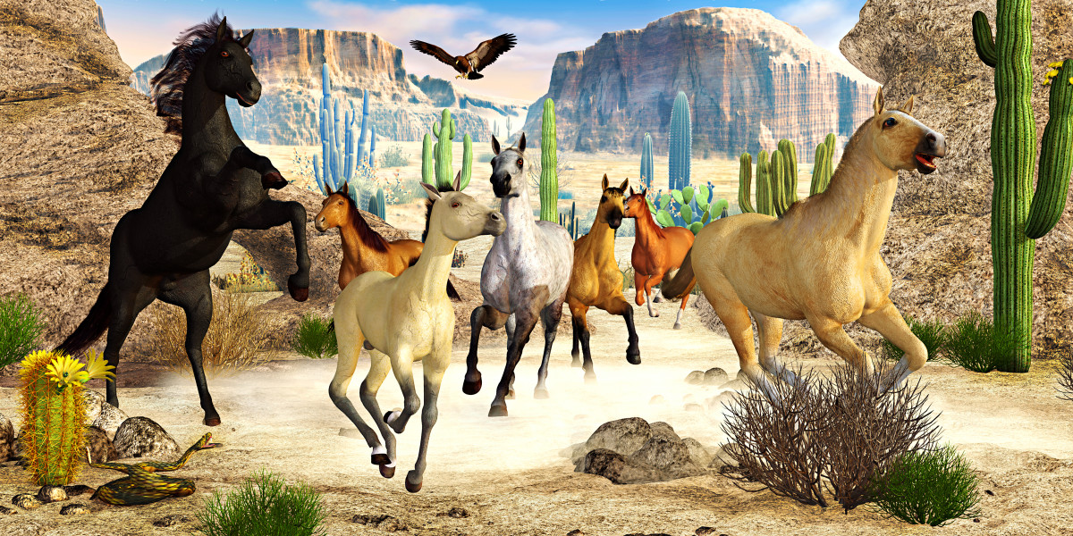 Desert Horses by Peter J Sucy Digital Arts 