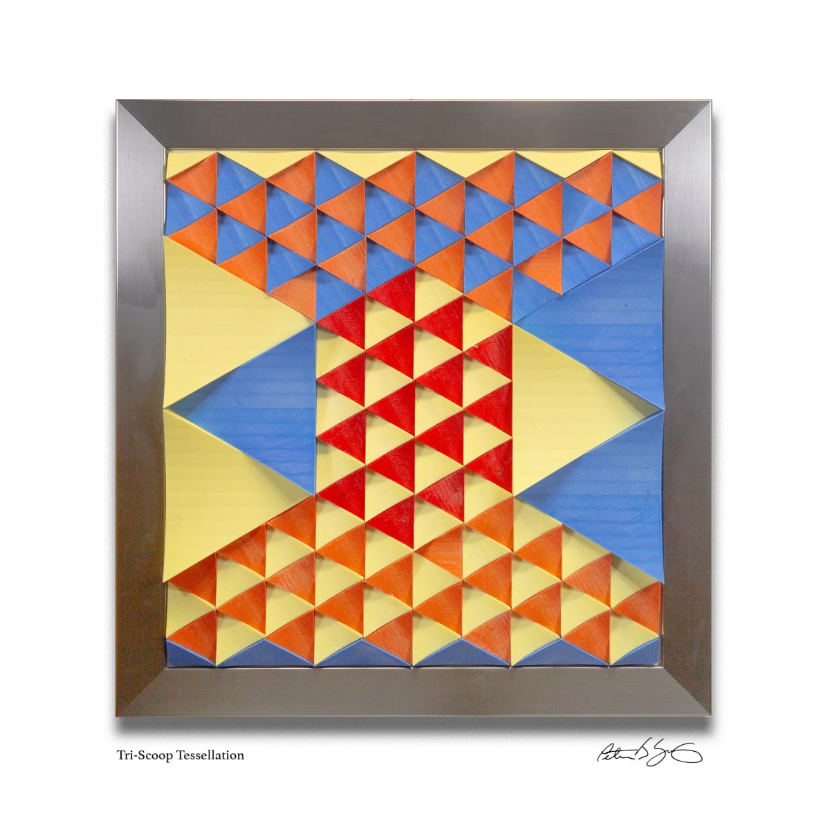 Tri-Scoop Tessellation by Peter J Sucy Digital Arts  Image: "Dorito Abstract"