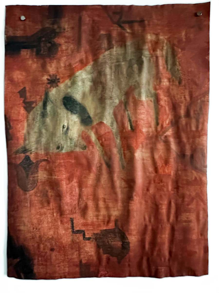 fox on rug by Ashley Ivye, Image 1.