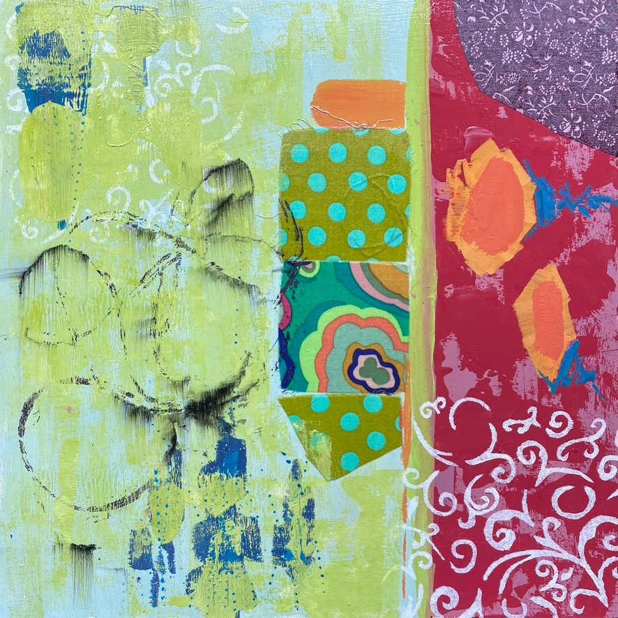 Material Collage by Patti Groome, Image 1.