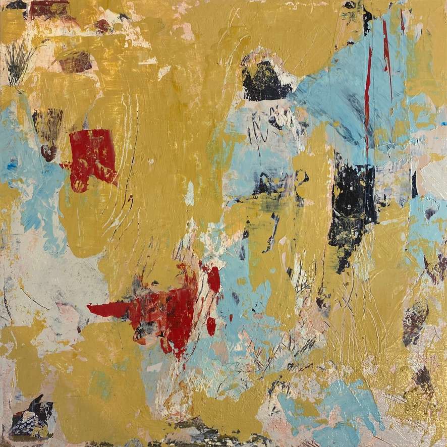 Mustard Blue Diffusion by Patti Groome, Image 1.