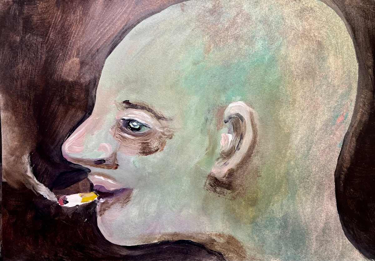 Huffin on a Grit, 2023 by Ethan Garton, Image 1.